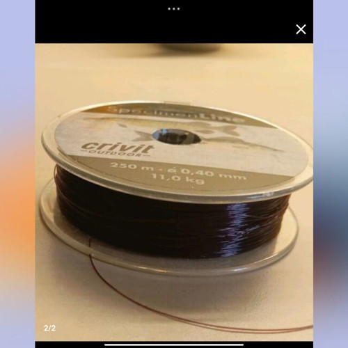 Fishing line, a spool