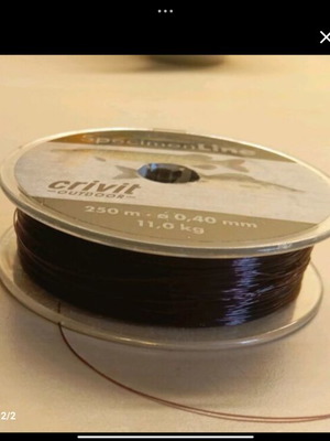 Fishing line, a spool