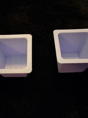 Vintage Tupperware ice cube molds set of 2 used
