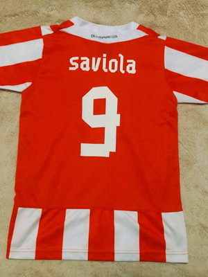 Saviola football kids shirt used, size 10