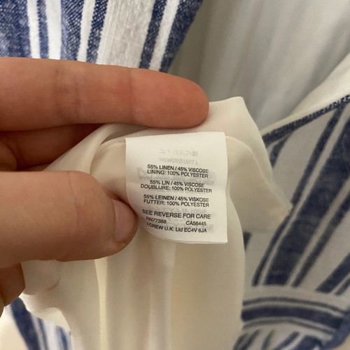 Φόρεμα J. Crew λινό μεταχειρισμένο, μέγεθος Medium, άσπρο
