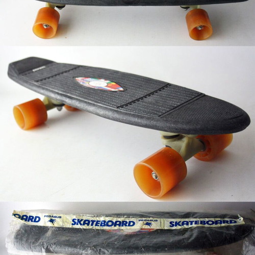Vintage 80's Skateboard Velos 56cm Pegasus made in Greece καινούργιο
