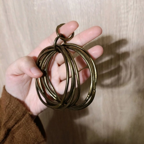 GOTI rock-vintage brass bracelet set used