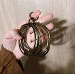 GOTI rock-vintage brass bracelet set used