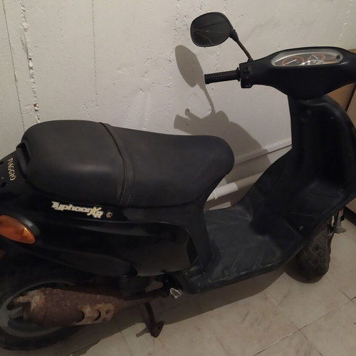 Piaggio Typhoon 50 cc scooter used, black, 2000