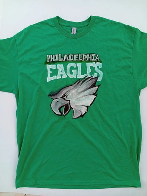 T-shirt Philadelphia Eagles με χειροποίητη παράσταση XL σαν καινούργιο