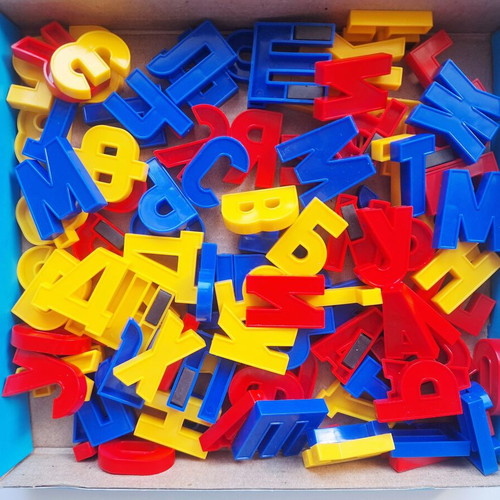 Magnetic Alphabet Russian Letters set of 106, like new