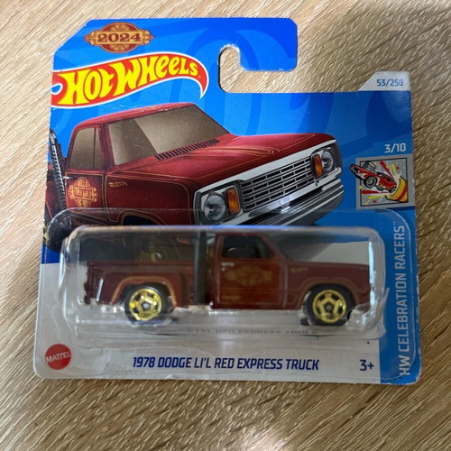 Hotwheels Dodge Lil Red Express Truck 1978 sealed