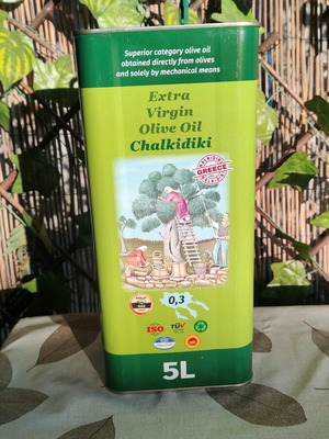 Olive oil new 5 liters from Kalyves Polygyrou