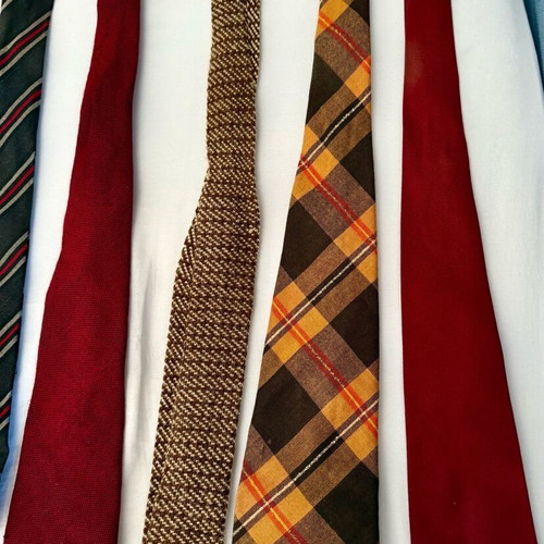 Vintage ties used, pack of 13, branded