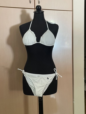 Abercrombie & Fitch white bikini swimsuit like new