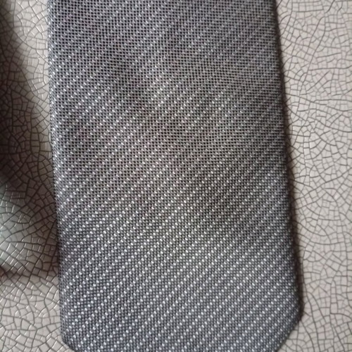 Tie gray with small blue dots like new