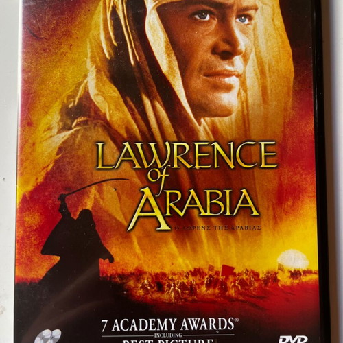 Lawrence of Arabia DVD used, historical drama biography adventure with subtitles