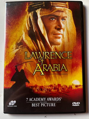 Lawrence of Arabia DVD used, historical drama biography adventure with subtitles
