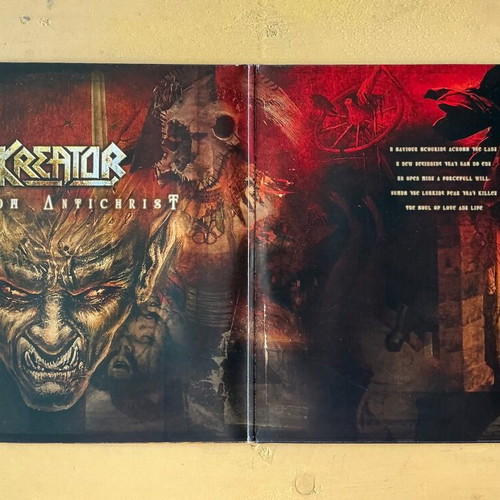 Kreator Phantom vinyl record like new, metal, yellow vinyl