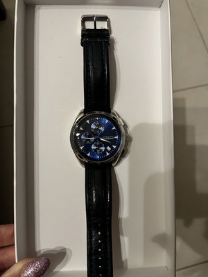 Vogue Chronograph Kingman 55021.1 wristwatch used, blue