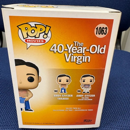 Funko Pop! Andy Stitzer (Waxed) 40-Year-Old Virgin new 1063