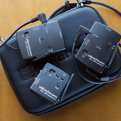 Elinchrom EL-Skyport used transmitter and receivers, 1 transmitter 2 receivers