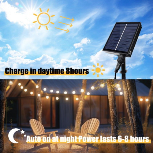 Solar Outdoor Festive Lighting Garland, New
