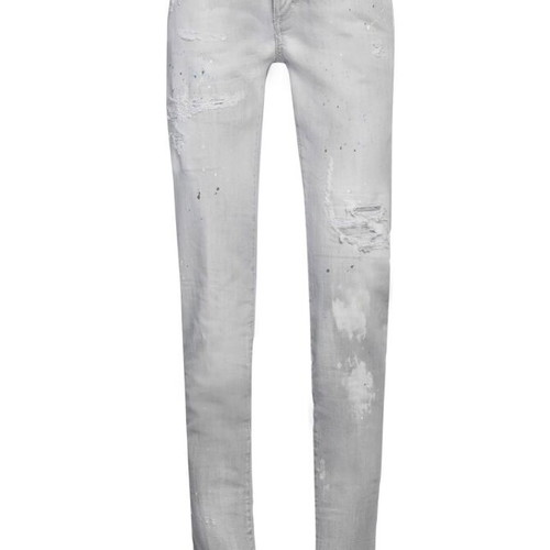 Dsquared2 Grey Slim Fit Women Jeans, Size 42 Italy