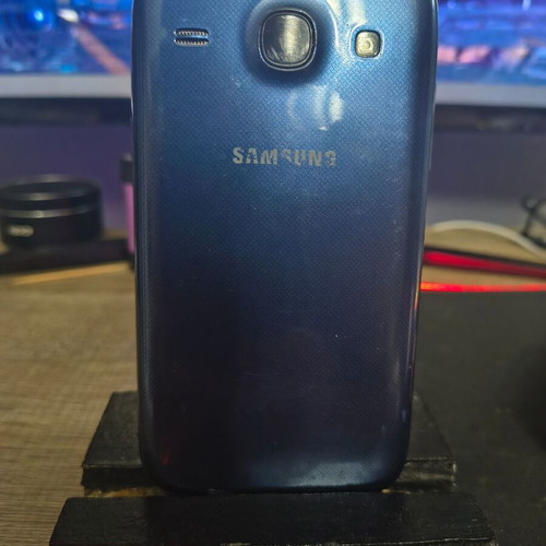 Samsung Galaxy GT-I8260 smartphone used, dual-core 1.2 GHz, blue
