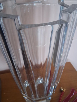 Rogaška Nova Crystal Vase 28cm like new, vintage design