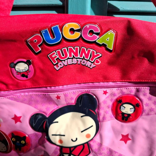 Vintage Pucca "Funny Love Story" Messenger Bag New Shoulder