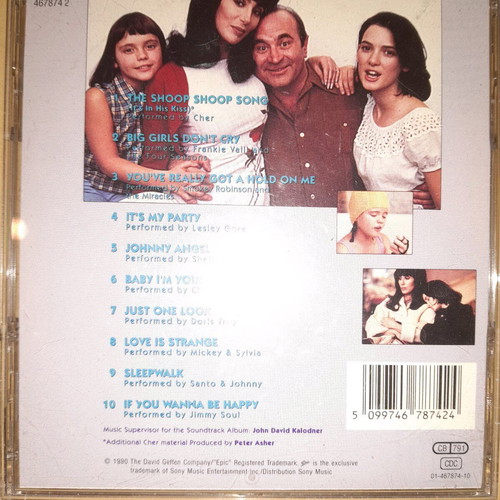 Mermaids soundtrack CD used, 1991