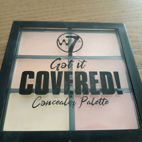 W7 concealer palette used