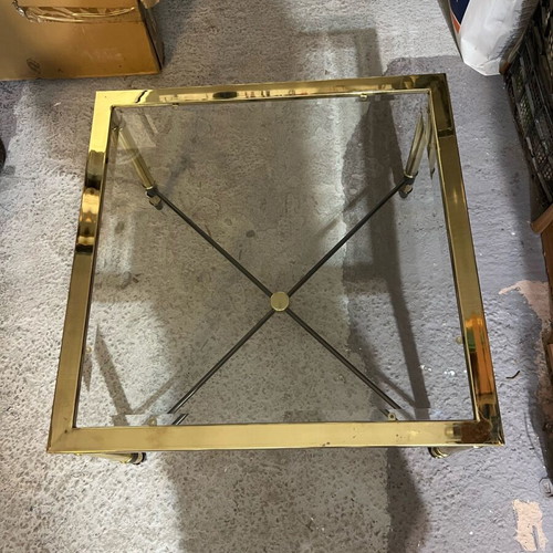 Glass veranda coffee table new