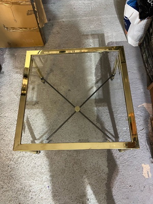 Glass veranda coffee table new