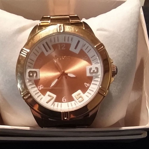 Decerto wristwatch new, women's, gold-pink tone