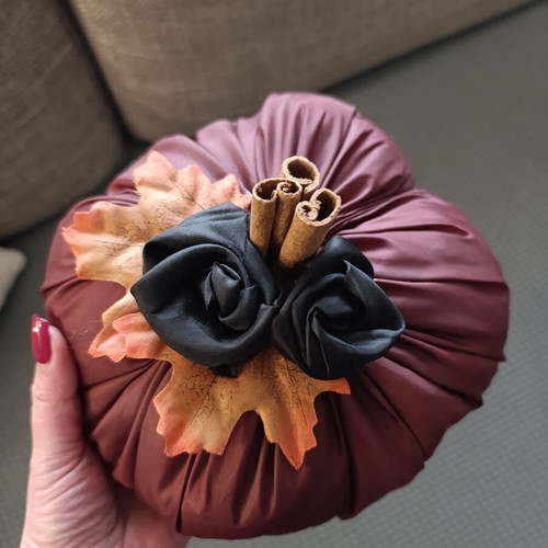 Handmade decorative pumpkin new, 20 cm diameter