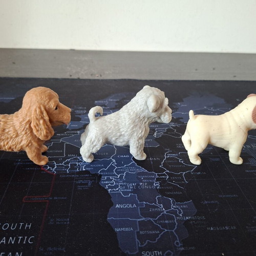 Just Toys Dress your Puppies collection used, Series 2, dog miniatures