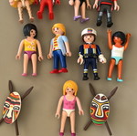 Playmobil figures used, pack