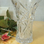 Crystal round vase new