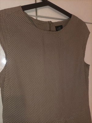 Opus sleeveless polka dot dress used, size S, cotton