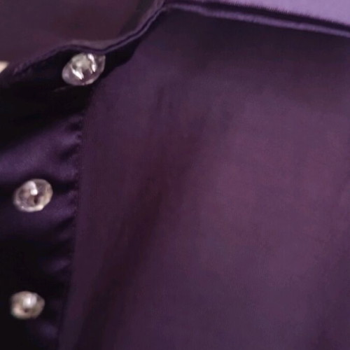 Blouse size L like new, purple with collar and buttons