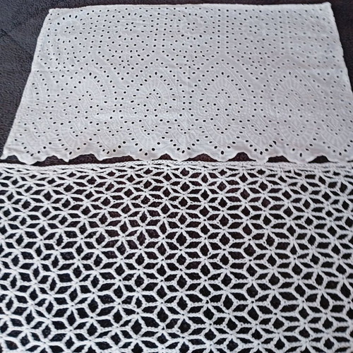 Curtains like new, set of two, handmade and machine-made