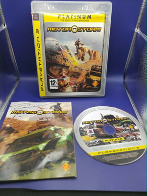 MotorStorm PS3 Platinum edition like new, complete set