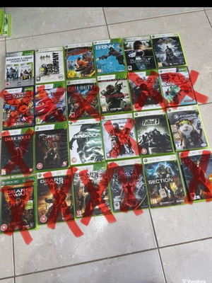Xbox 360 games used, various titles