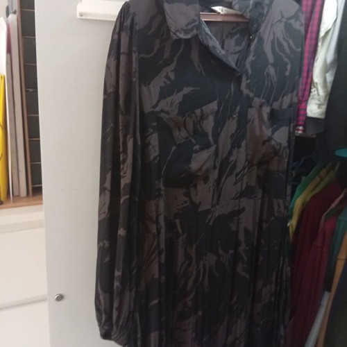 Zara maxi dress like new, size XXL, black and brown