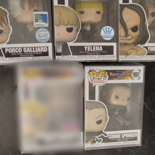 Attack on Titan Funko Pop anime figures new, set of 12