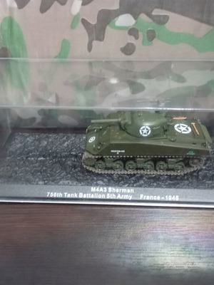 M4A3 Sherman tank model 1:72 DeAgostini Altaya