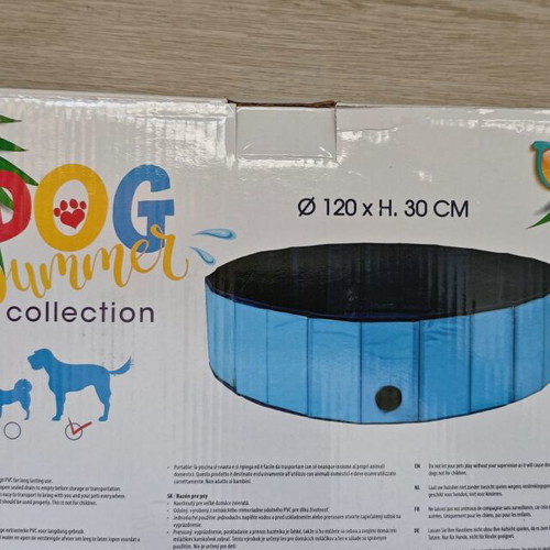 Dog Summer Collection Foldable Pet Pool 120x30 cm, new