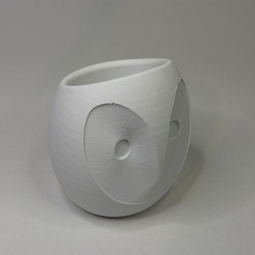 Owl 3D Printed Planter Medium, minimal decor, made to order