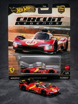 Hot Wheels Premium Ferrari 499P νέο μοντέλο κλίμακας 1:64