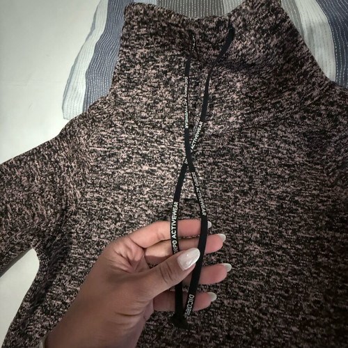 Knit sweater with high neck like new, multicolor, size M