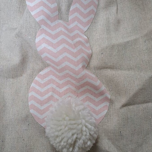 Linen bag new for girls with bunny