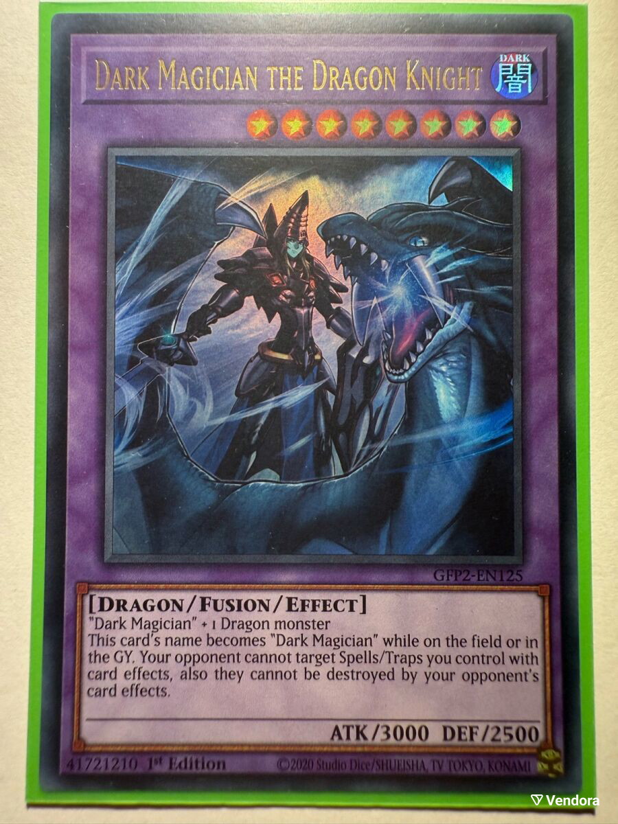 Dark Magician The Dragon Knight κάρτα… - € 3,90 - Vendora.gr